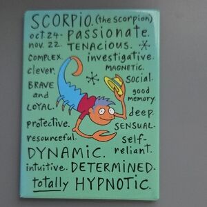 Blue and Orange Zodiac Art Wall Decor